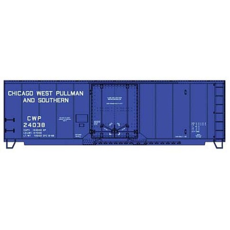 HO 40’Insulated Steel Boxcar CWP&S