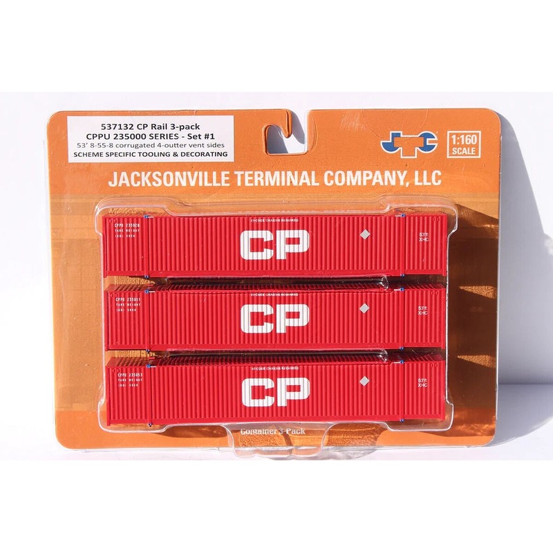Large CP 235000 series set #1 53′ HIGH CUBE 8-55-8 (3-pack)