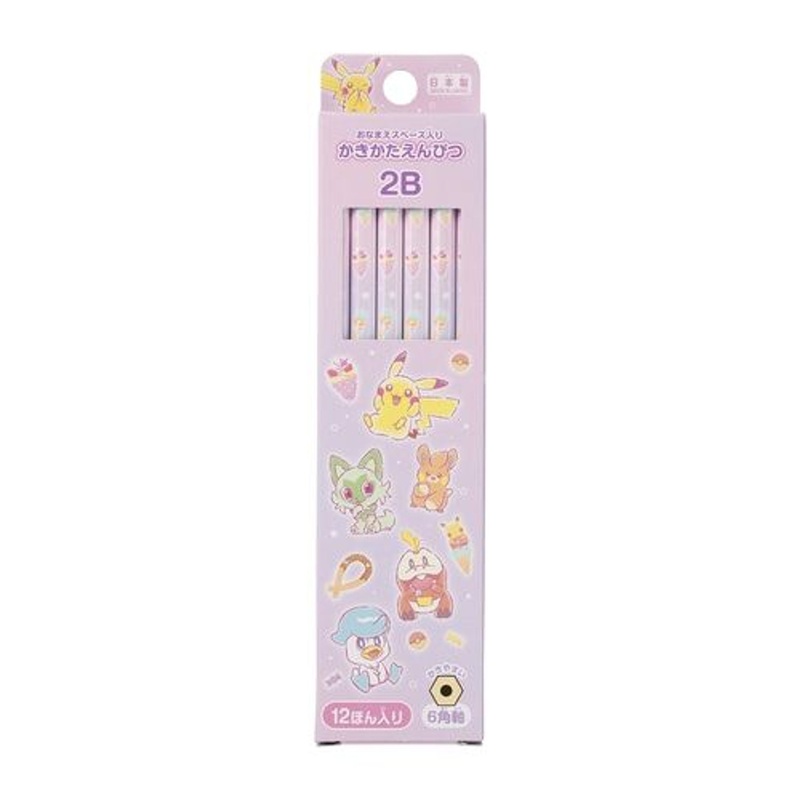 Pokemon Center Original 2B Pencil Set of 12 Sprigatito Pretty Sweets Party!!