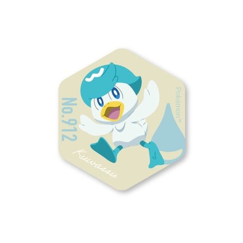 Pokemon Center Original Honeycomb Acrylic Magnet Quaxly