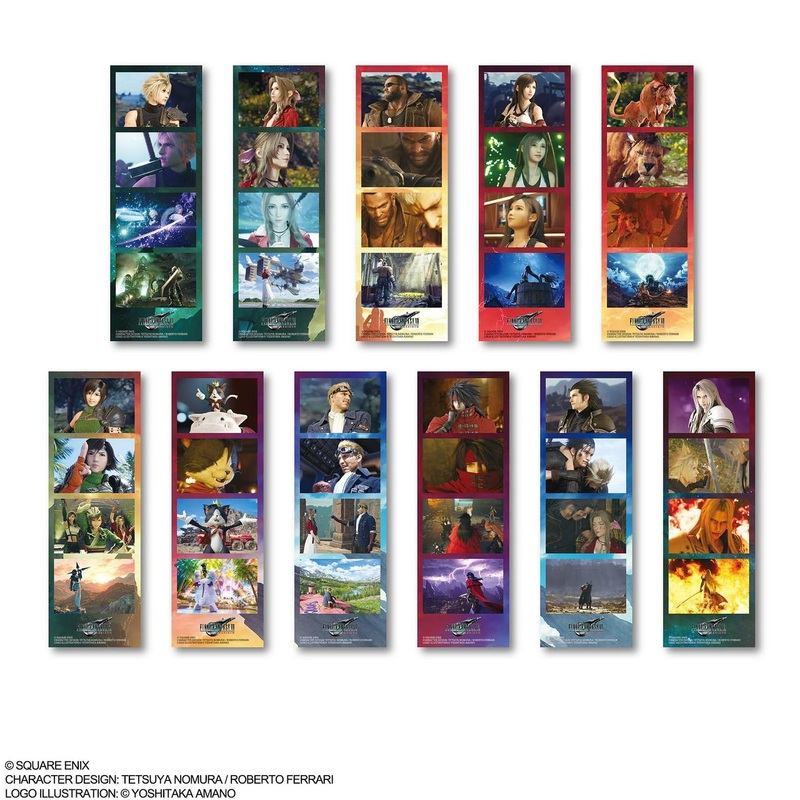 Square Enix Final Fantasy VII Rebirth Photography Stickers 11pcs Box