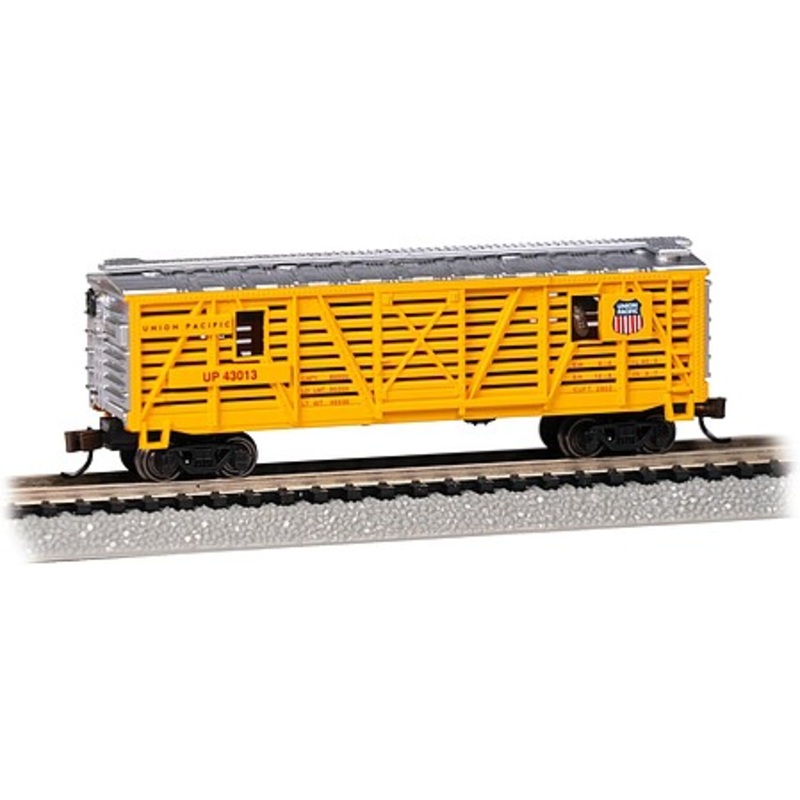 40′ Animated Stock Car Union Pacific #43013 with Horses