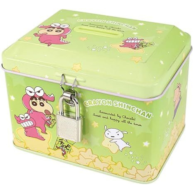 T’s Factory Crayon Shin-chan Can Bank with Lock Chocobi