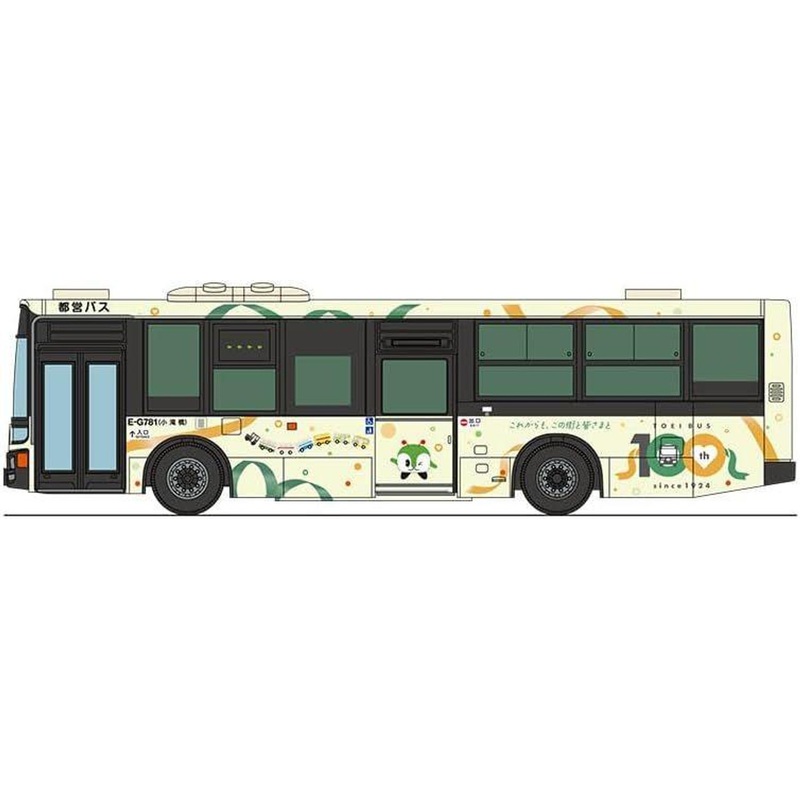 Tomytec Bus Collection Tokyo Metropolitan Bureau of Transportation Toei Bus 100th Anniversary Original Design (N scale)