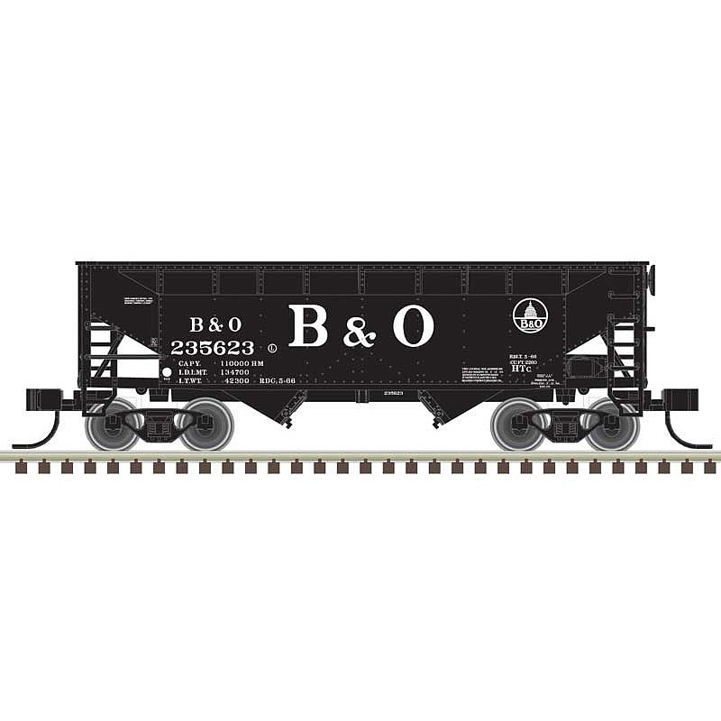 2 Bay Offset side Hopper Baltimore & Ohio #235644