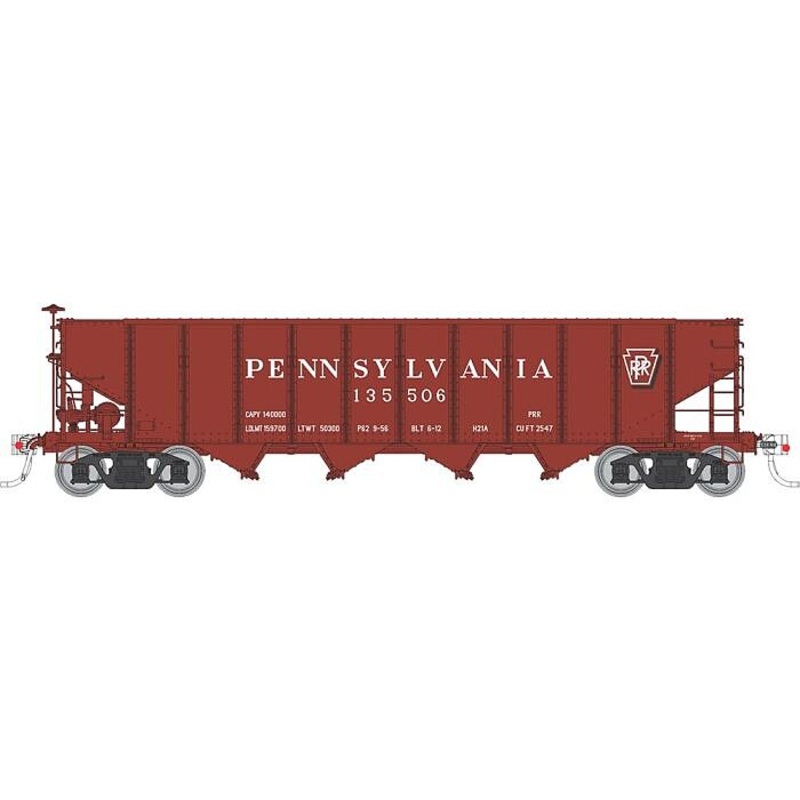 HO H21a Hopper PRR Shadow 1954+ 6pk #1