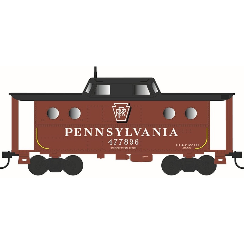 Ho N-5c Caboose PRR 477890