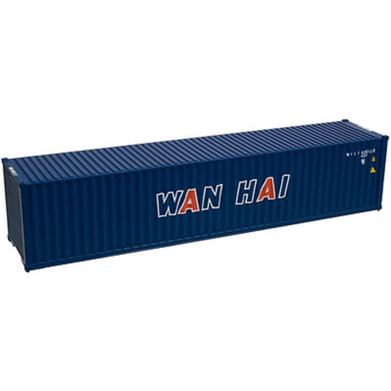 Standard-Height 40′ Container Wan Hai Set #1 (blue)