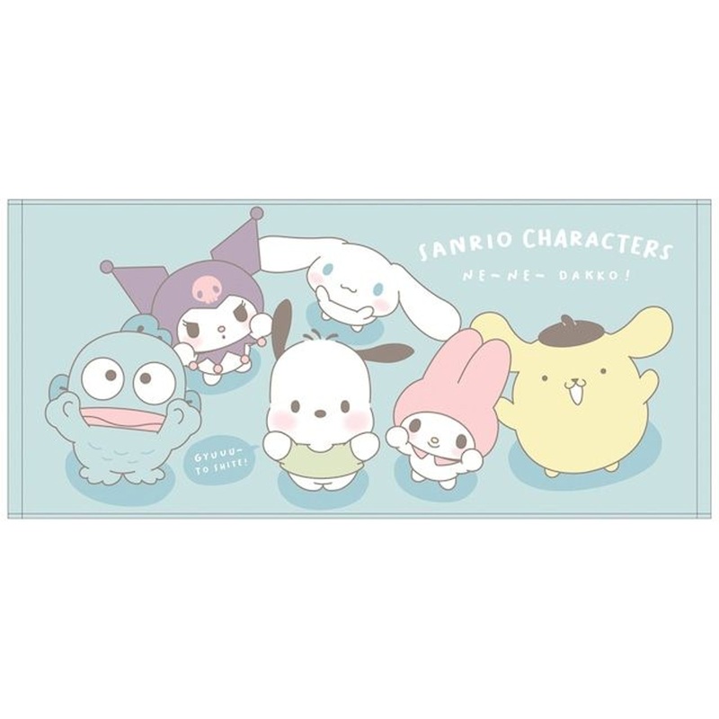 T’s Factory Sanrio Face Towel Characters (Let’s Cuddle!)
