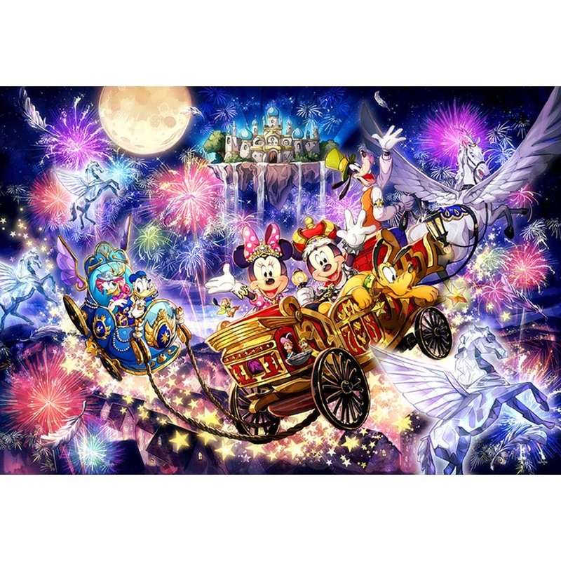 Tenyo Japan Jigsaw Puzzle D-1000-038 Disney Starlight Kingdom (1000 Pieces)