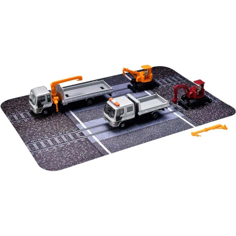 Tomytec Truck Collection Road-Rail Track Maintenance Vehicle Set F (N scale)