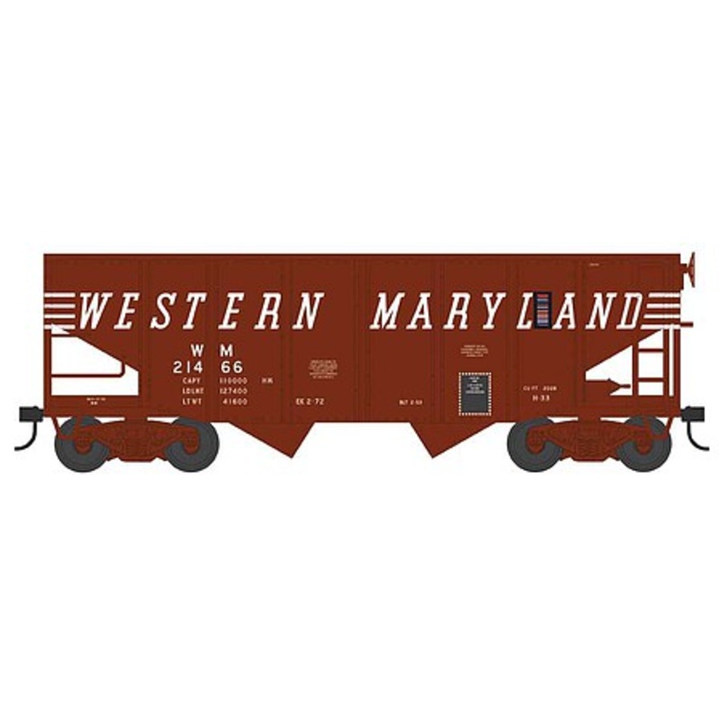 55 ton Fishbelly Hopper Western Maryland #21501