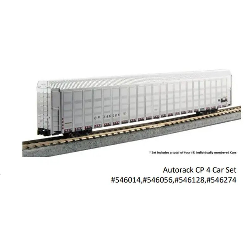 N Autorack CP 4 Car Set