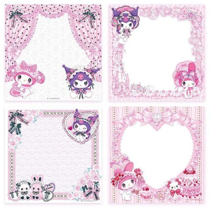 Other Sanrio Characters x Amenomori Fumika Memo Pad My Melody & Kuromi