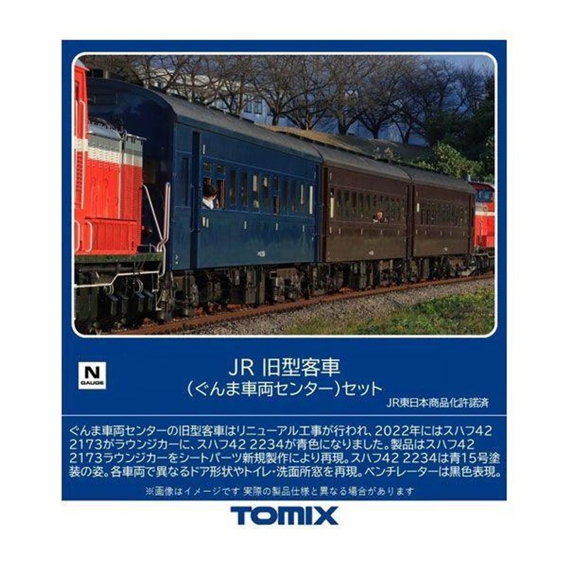 Tomix 98865 JR Old Type Passenger Car (Gunma Depot) 7 Cars Set (N scale)