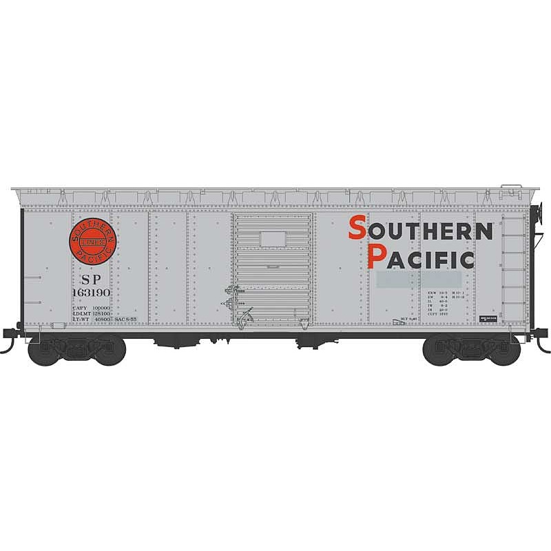 40′ Steel Side Boxcar Southern Pacific #163252