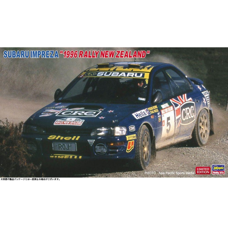 Hasegawa 1/24 Subaru Impreza ”1996 Rally New Zealand” Plastic Model
