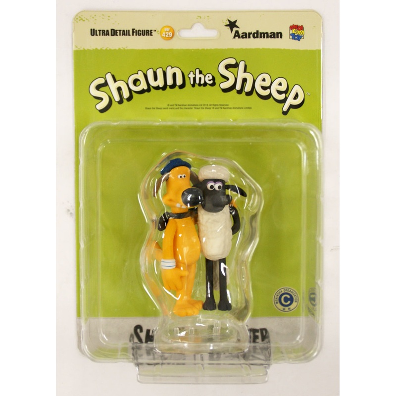 Medicom UDF-429 Ultra Detail Figure Aardman Series 2 Shaun & Bitzer
