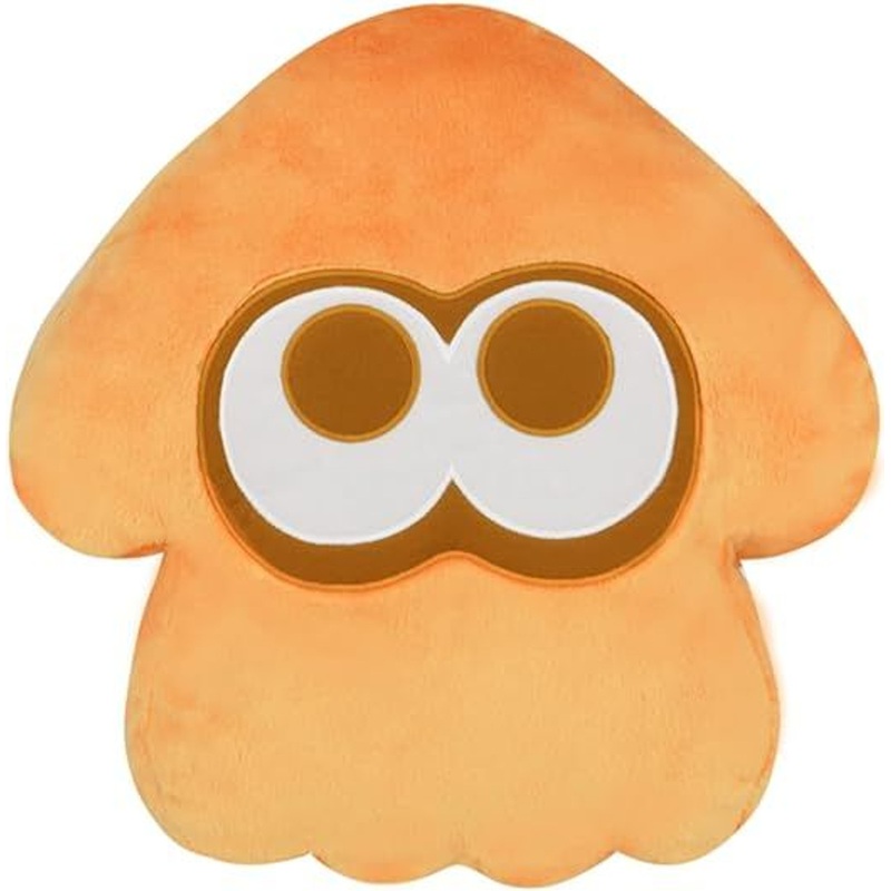 San-ei Plush Toy Splatoon 3 Cushion Squid Orange