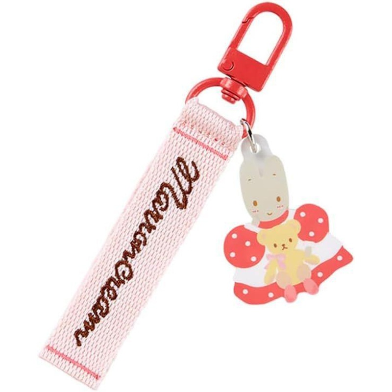 Sanrio Embroidery Tag Keychain Marroncream