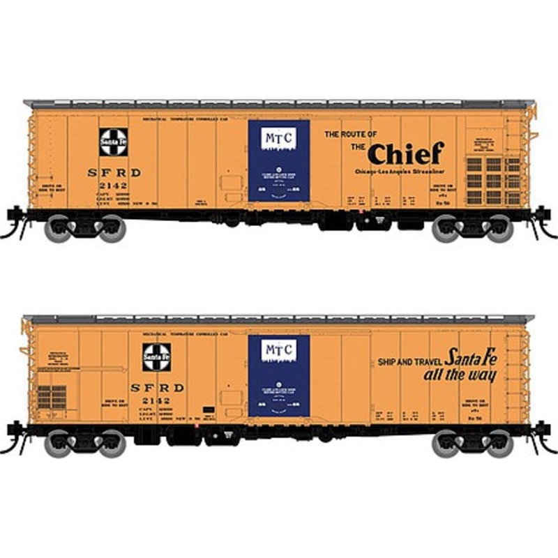 Santa Fe RR-56 Mechanical Reefer Chief Slogan (4)
