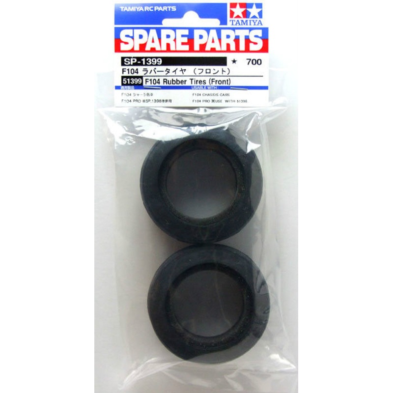 Tamiya 51399 (SP1399) F104 Rubber Tires (Front)