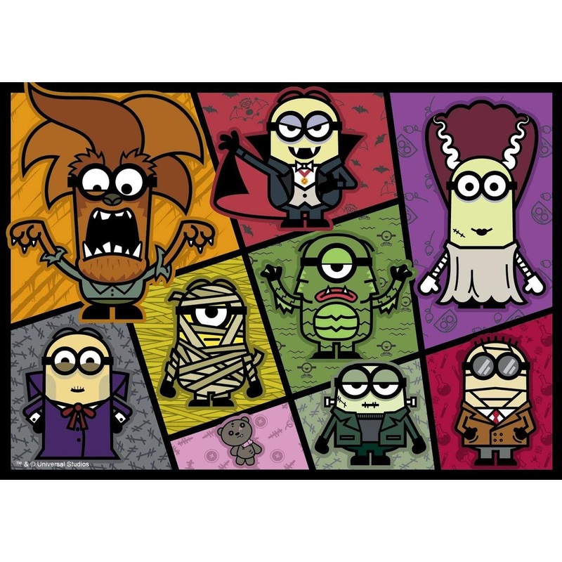 Epoch Jigsaw Puzzle 03-051 Halloween Minions Monsters (108 Pieces)