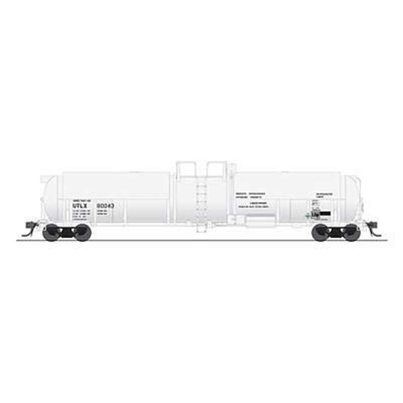 Ho Cryogenic Tank Car UTLX 2pk White