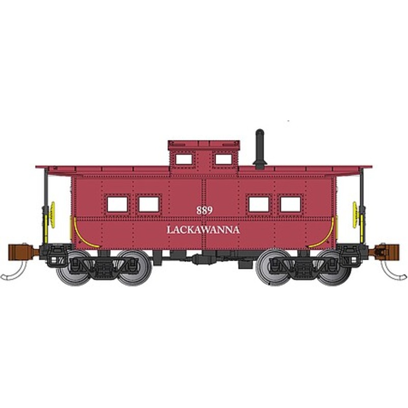 NE Steel Caboose Lackawanna #889