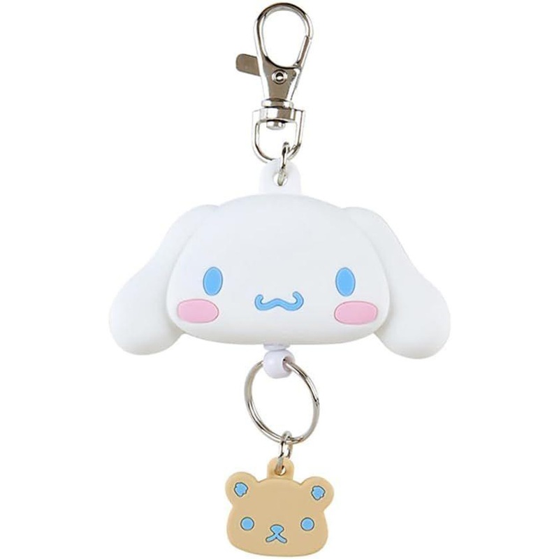 Sanrio Reel Keychain Cinnamoroll Face Design