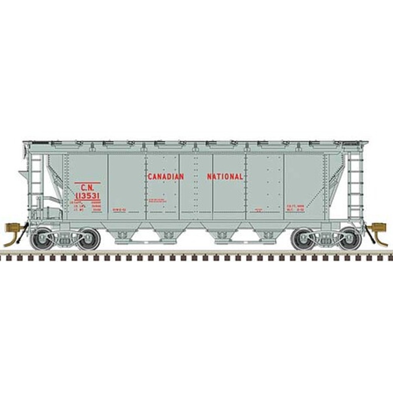 Slab Side Covered Hopper Canadian National #113404