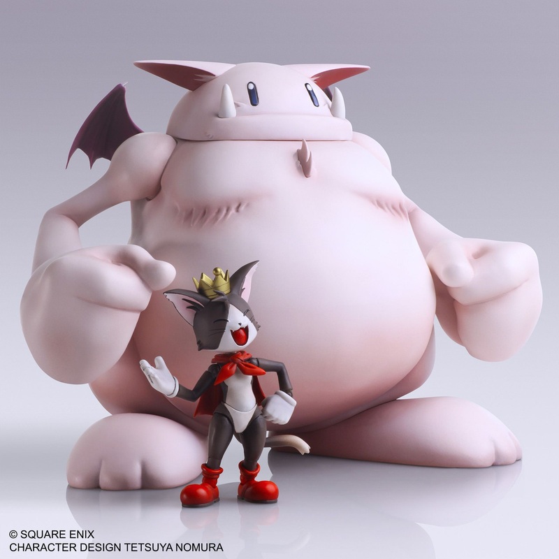 Square Enix BRING ARTS Cait Sith & Fat Moogle Figure (Final Fantasy VII)