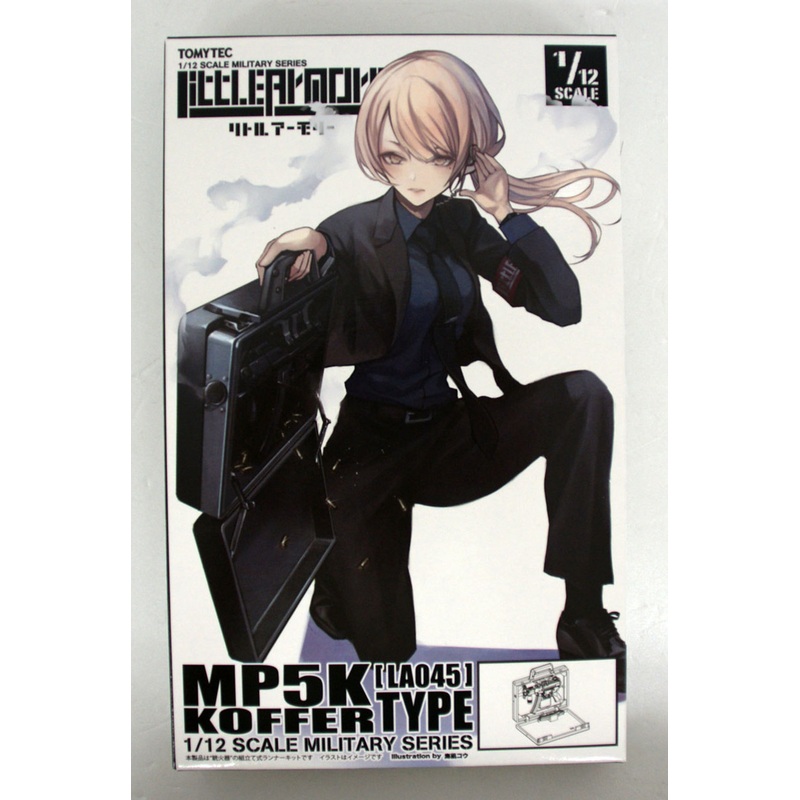Tomytec LA045 Military Series Little Armory MP5K Koffer Type 1/12 Scale Plastic Model Kit