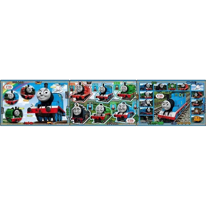 Apollo-sha 24-102 Jigsaw Puzzle Thomas Picture Book 8-Piece Children’s Puzzle (10+15+20 Pieces)