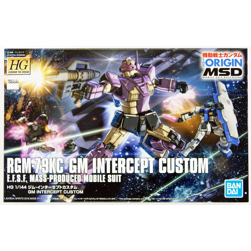 Bandai Gundam The Origin 023 RGM-79KC GM Intercept Custom 1/144 Scale Kit
