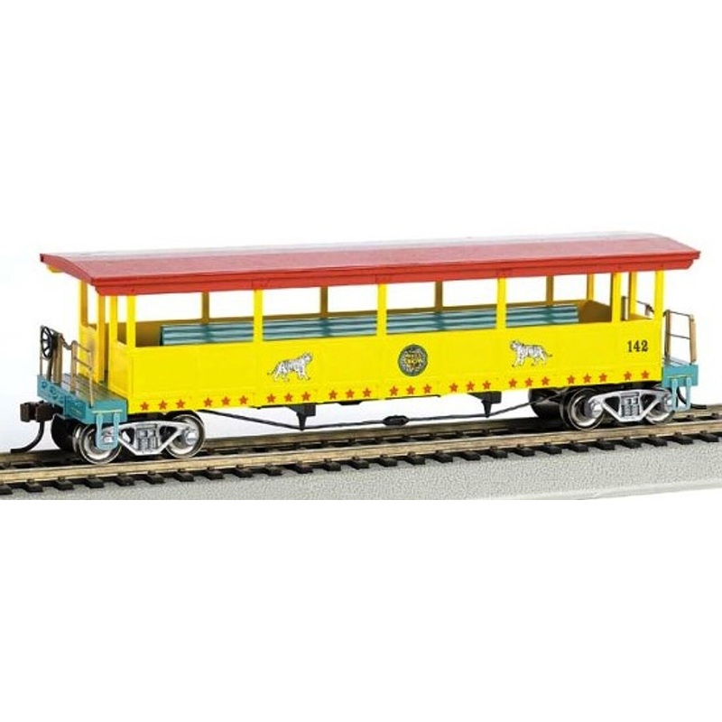 Ringling Bros Open-Sided Excursion Car w/Seats