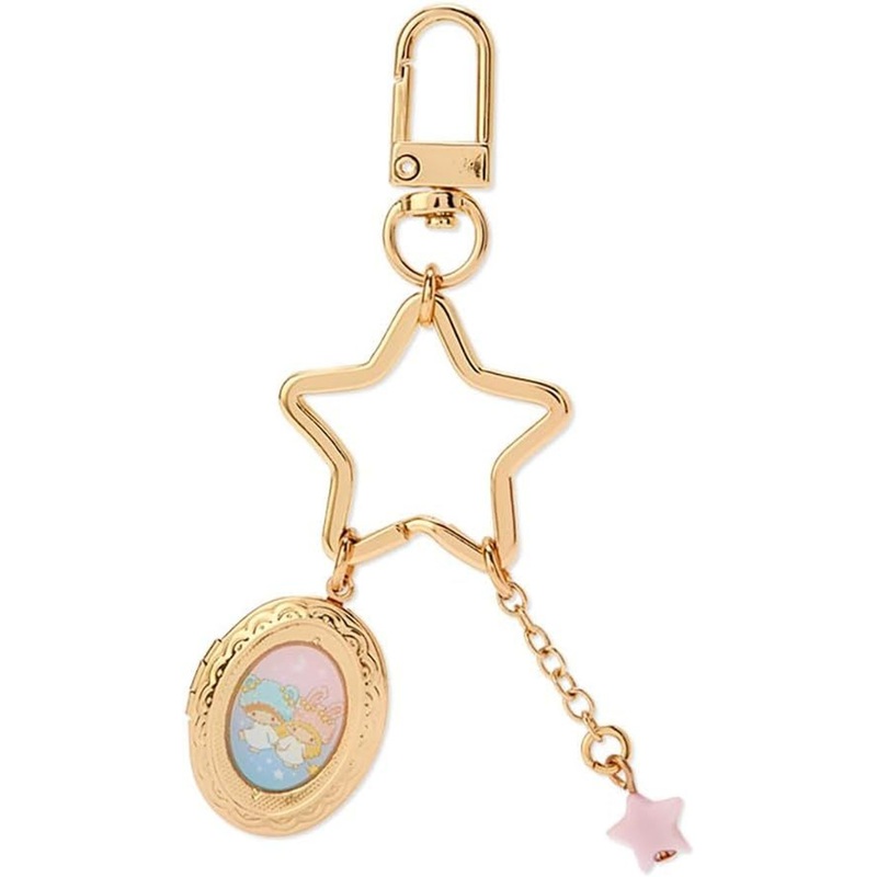 Sanrio Photo Frame Keychain – Little Twin Stars (Fluffy Fancy)