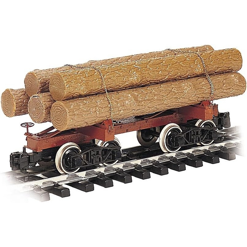 Skeleton Log Car w/Logs