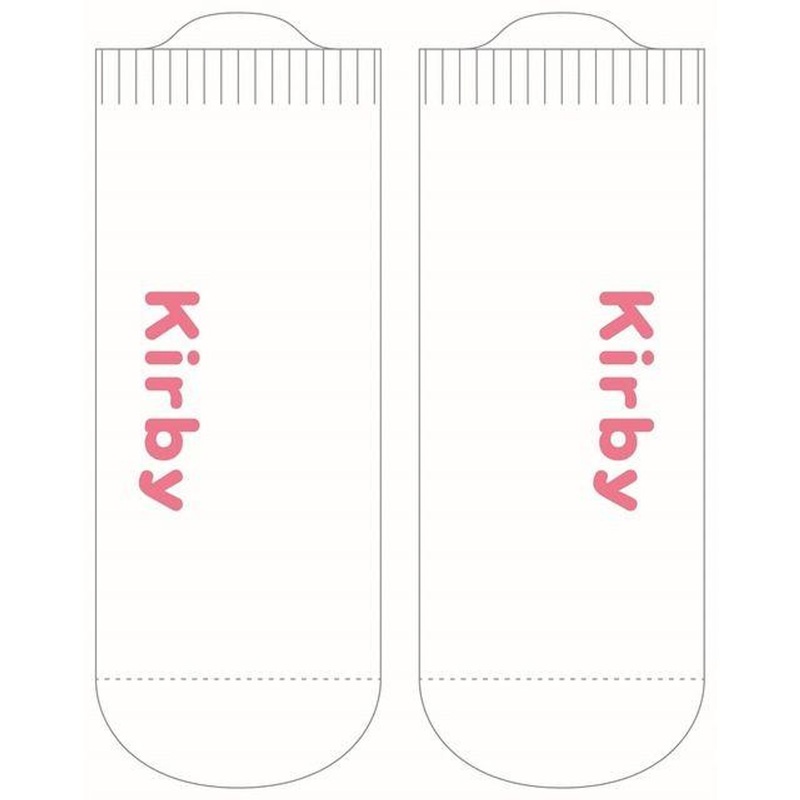 T’s Factory Kirby Tab Socks Kirby White