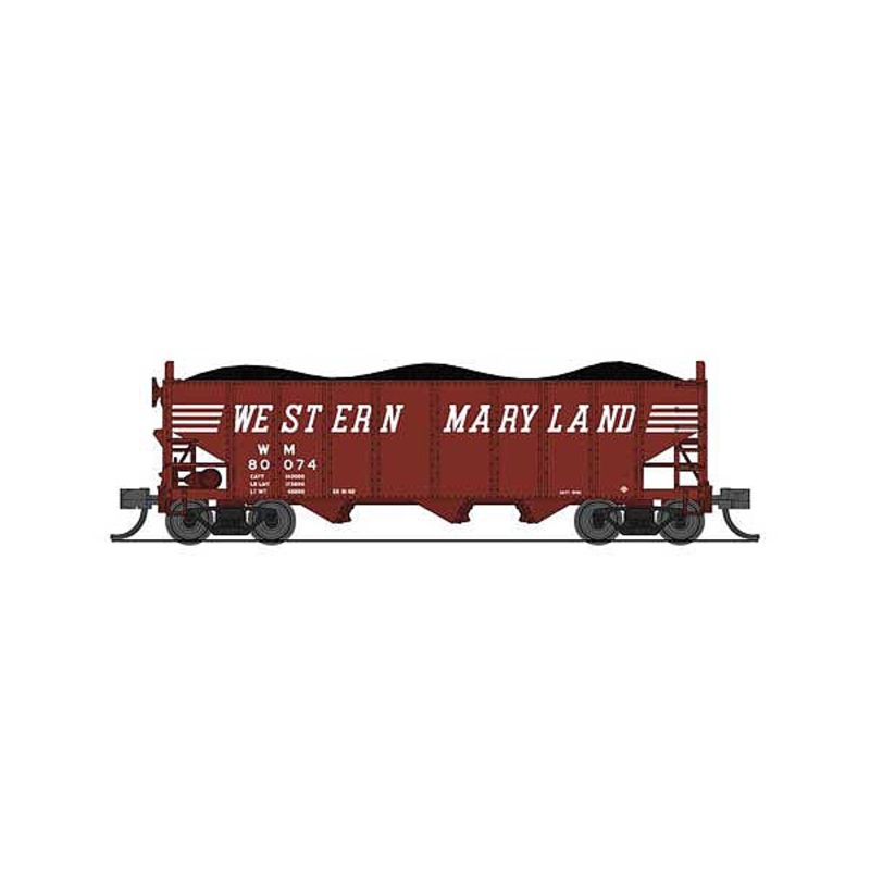 3-Bay Hopper car Western Maryland pack A (2)