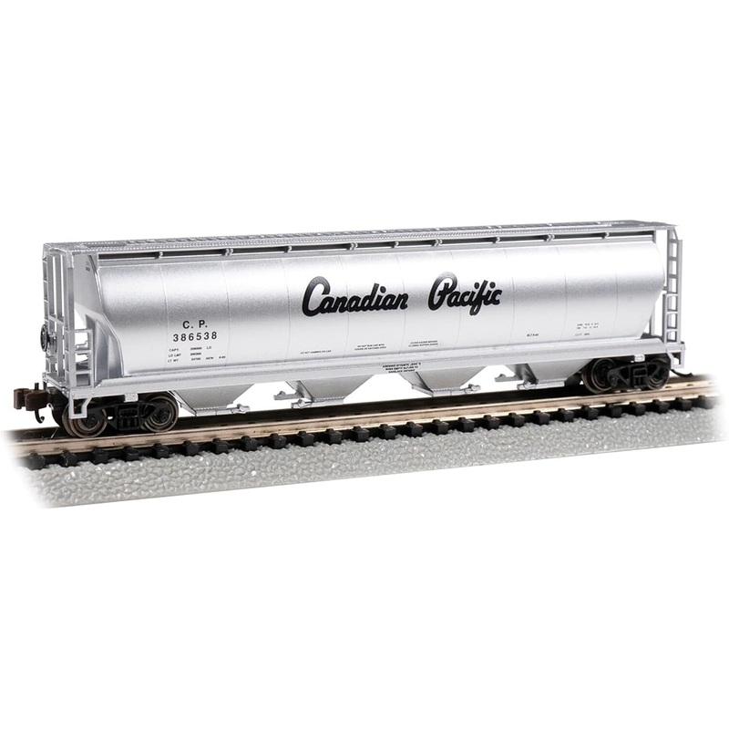 4-Bay Cylindrical Grain Hopper Canadian Pacific #386538