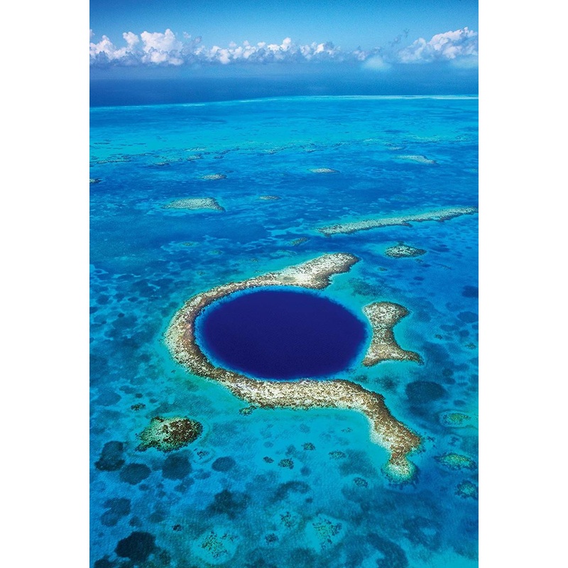 Apollo-sha Jigsaw Puzzle 48-634 Superb View of World Great Blue Hole Belize (300 Pieces)