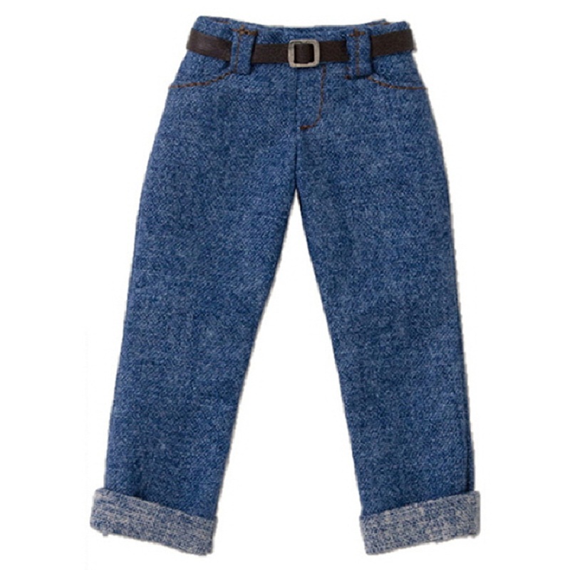 Azone POC436-DNM PNS Boy Low Rise Cropped Pants Denim