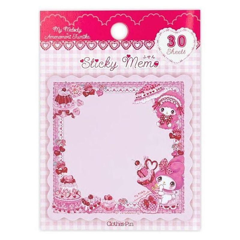 Sanrio Characters x Amenomori Fumika Sticky Memo My Melody