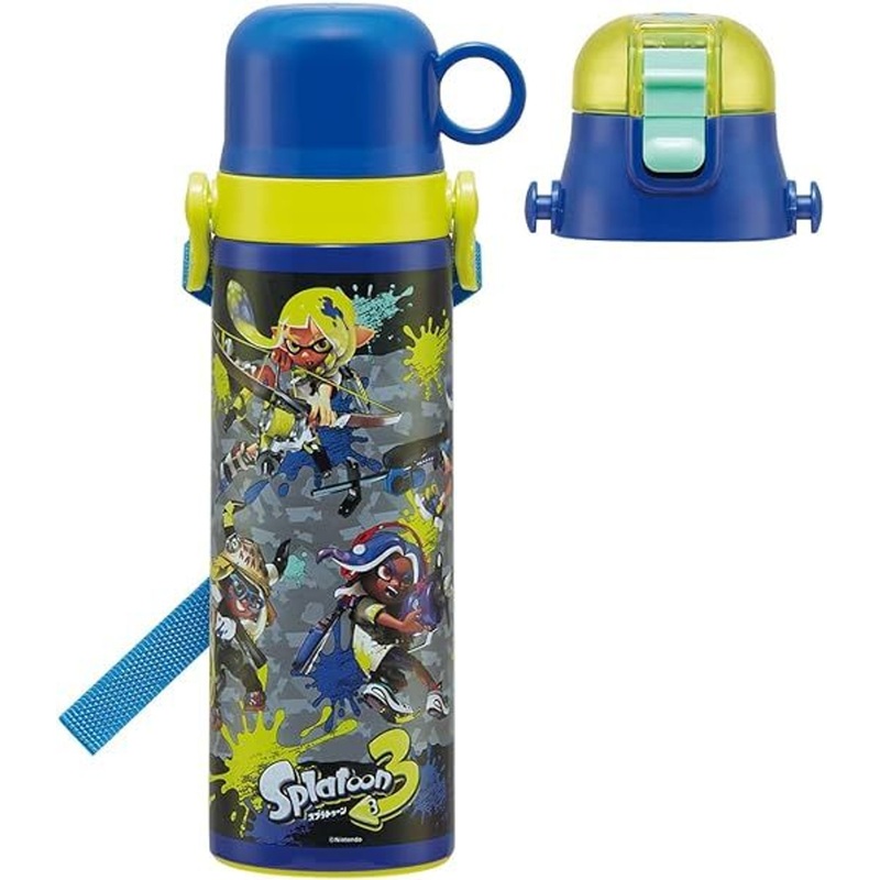 Skater 2-Way Stainless Steel Vacuum Water Bottle (Splatoon 3)