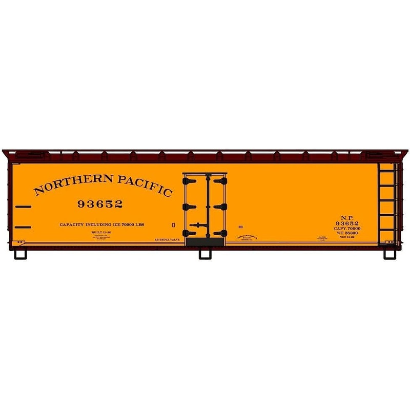 40′ Wood Reefer Northern Pacific #93652