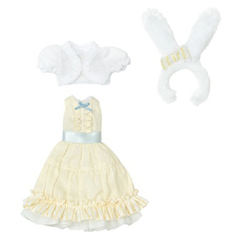 Azone POC392-CYL PNS White Usagi’s Fancy One Piece Set Cream Yellow