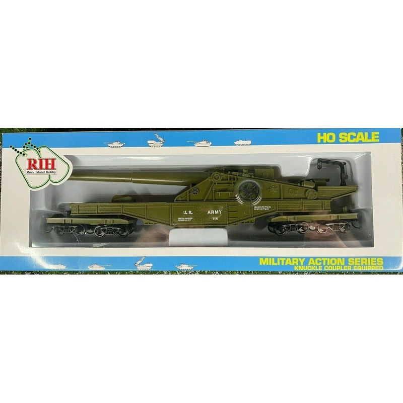 HO US ARMY BIG GUN CAR