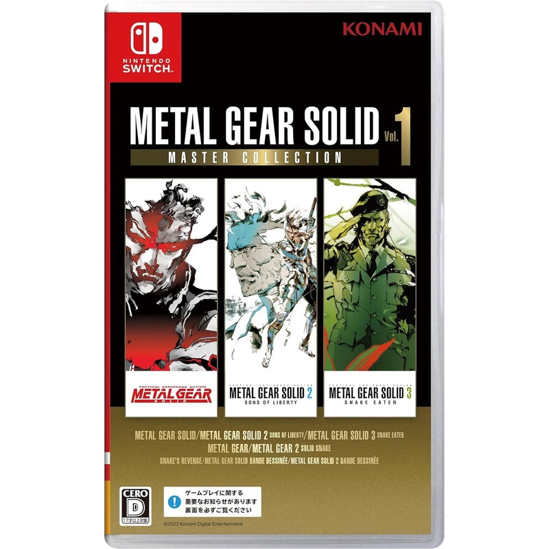 Nintendo Switch Metal Gear Solid: Master Collection Vol.1 Japanese Package Ver. (Multi-Language)