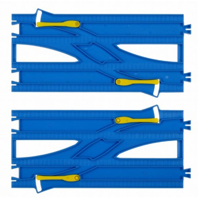 Takara Tomy Pla-Rail Plarail R-24 Double-Track Turnout (2 pcs)